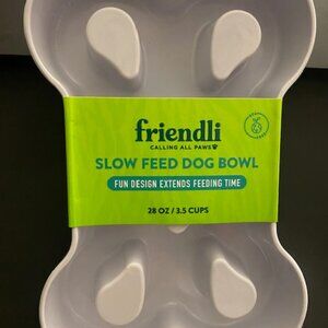 friendli: Slow Dog Feed Bowl